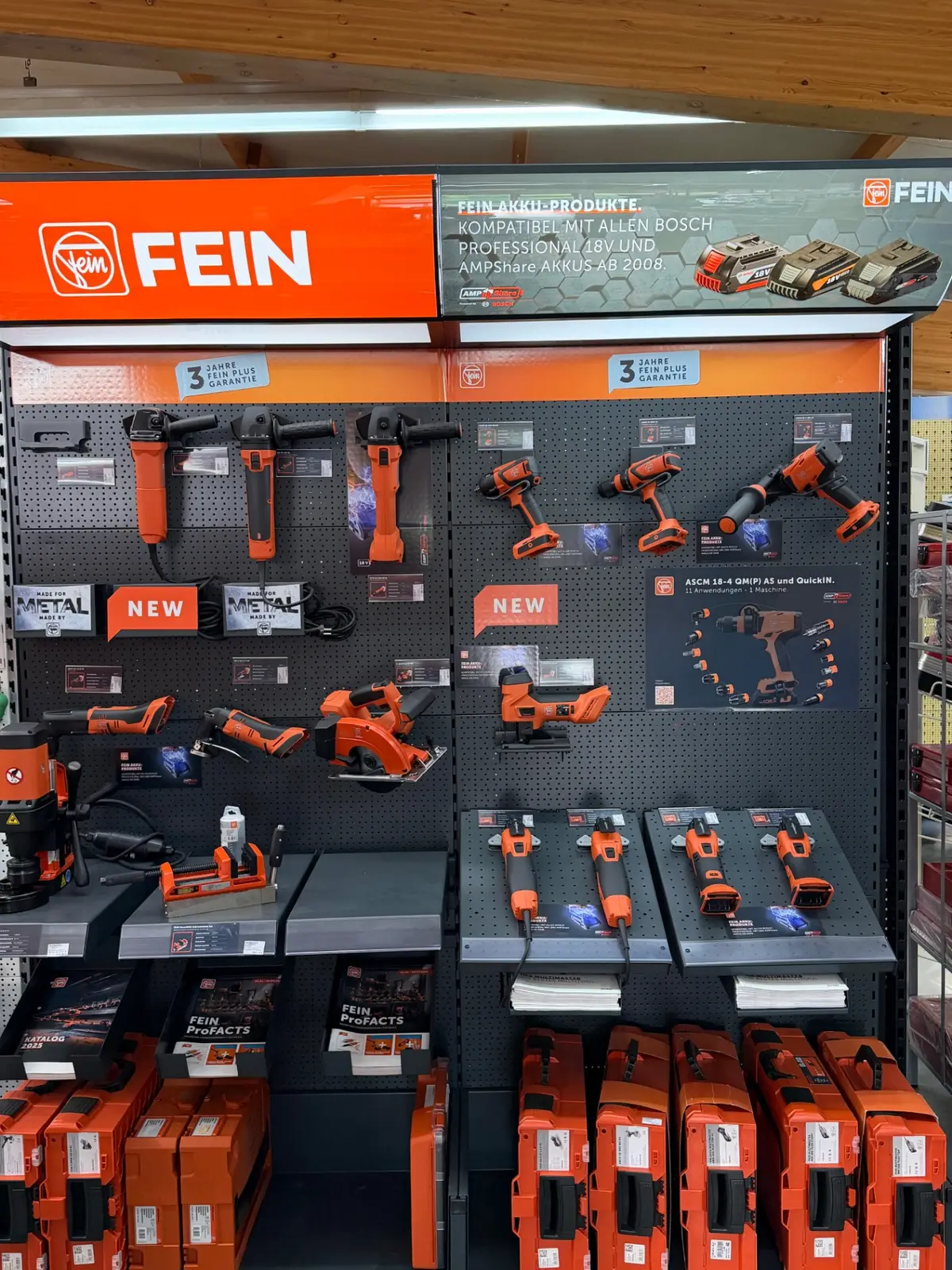 FEIN Markenwand im Fachmarkt Bad Hersfeld